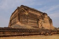 Mingun Pahtodawgyi pagoda in Mandalay, Myanmar Royalty Free Stock Photo