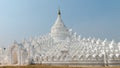 Mingun White Temple Mandalay, Myanmar Mar 2017