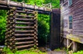 Mingus Mill, at Great Smoky Mountains National Park, North Carol Royalty Free Stock Photo