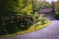 Mingus Mill, at Great Smoky Mountains National Park, North Carol Royalty Free Stock Photo