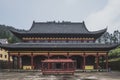 Mingyue Buddhist Temple, on Mingyue Moutain, Jiangxi, China Royalty Free Stock Photo