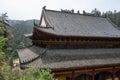 Mingyue Buddhist Temple, on Mingyue Moutain, Jiangxi, China Royalty Free Stock Photo