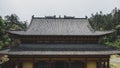 Mingyue Buddhist Temple, on Mingyue Moutain, Jiangxi, China Royalty Free Stock Photo