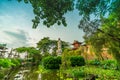 Minh Thanh pagoda, a majestic Buddhist architectural structure in Pleiku city in Pleiku city, Gia Lai province Central Highland