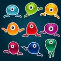 Mini Alien Monsters Royalty Free Stock Photo
