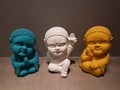 Mini budhas Royalty Free Stock Photo