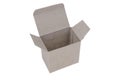 Mini cardboard box isolated on white background
