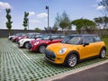 Mini cars for sale in showroom