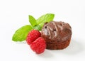 Mini chocolate cake Royalty Free Stock Photo