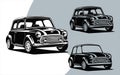 Mini cooper, austin vector illustration