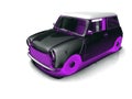 Mini cooper pink Royalty Free Stock Photo