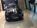 Mini Cooper, Playboy special edition, black color. Munich, Germany, September 2013.