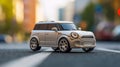 Ultra-realistic Toy Silver Mini Car With Intricate Details