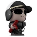 Mini Cop Royalty Free Stock Photo