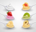 Mini Desserts On Spoon Set