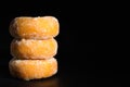 Mini donuts sugar Royalty Free Stock Photo