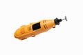 Mini Drill Grinder Rotary Tool, instrument for handwork on white background Royalty Free Stock Photo