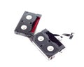 Mini DV Tape. Cassette tape Royalty Free Stock Photo