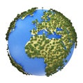 Mini Earth planet