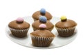 Mini Egg Cupcakes Royalty Free Stock Photo