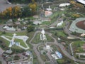 Mini Europe seen from The Atomium in Brussels, Belgium.