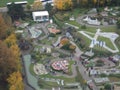 Mini Europe seen from The Atomium in Brussels, Belgium.