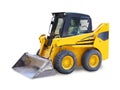 Mini excavator - grab, building machine Royalty Free Stock Photo