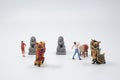 a mini figure at the chinese new year event Royalty Free Stock Photo