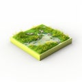 Isometric Grass And Flower Ground Png And Psd Images