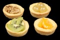 Mini fruit tarts Royalty Free Stock Photo