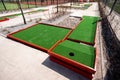 mini golf court at cruise ship deck Royalty Free Stock Photo