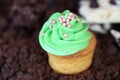 Mini green muffin