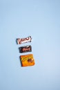 Mini halloween chocolate Royalty Free Stock Photo