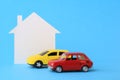 Mini house and miniature car