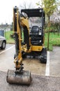 Mini Hydraulic Excavator Royalty Free Stock Photo