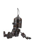 Mini iron robot in a white background