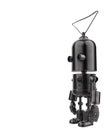 Mini iron robot in a white background Royalty Free Stock Photo