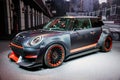 MINI John Cooper Works GP Concept car at the Frankfurt IAA Motor Show. Germany - September 12, 2017