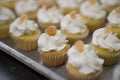 Mini Lemon Cupcakes Royalty Free Stock Photo