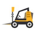 Mini loader icon, flat style