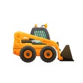 Mini loader vector cartoon isolated illustration.