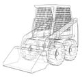 Mini loader. Vector illustration Royalty Free Stock Photo
