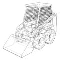 Mini loader. Vector illustration Royalty Free Stock Photo