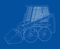 Mini loader. Vector illustration Royalty Free Stock Photo