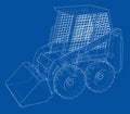 Mini loader. Vector illustration Royalty Free Stock Photo
