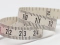 Mini measuring tape white