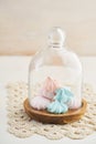 Mini meringue kisses Royalty Free Stock Photo