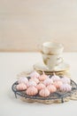 Mini meringue kisses Royalty Free Stock Photo