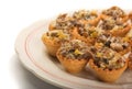 Mini mushroom tartlets