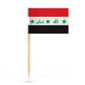 Mini Paper Iraq Pointer Flag. 3d Rendering